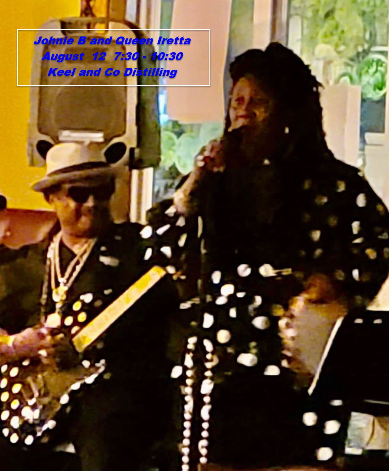 Johnie and Queen Iretta Live at the Keel and Co, Distillery